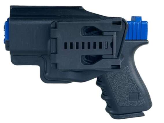 Galaxy G15H Metal Pistol with Holster (Blue)