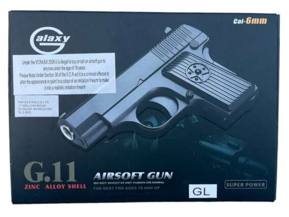 Galaxy G11 Spring Metal Pistol (G11 - Gold) - Image 5