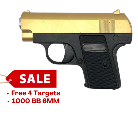 Galaxy G9 Full Metal Spring Pistol (G9 - Gold)