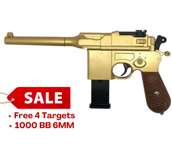 Galaxy G12 Metal Spring Pistol (G12 - Gold)