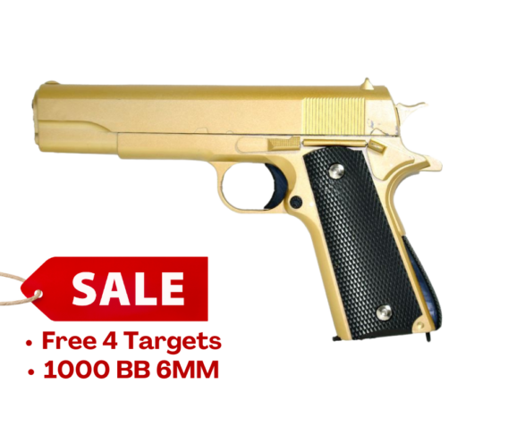 Galaxy G13 1911 Full Metal Spring Pistol (G13 - Gold)