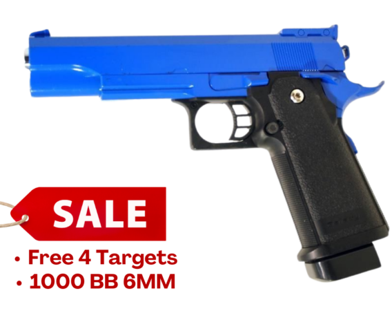 Galaxy G6 Spring Metal Pistol (G6 - Blue)