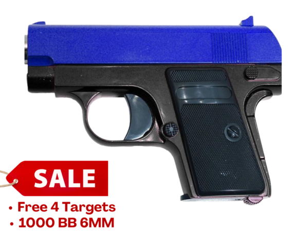 Galaxy G9 Spring Metal Pistol (G9 - Blue)