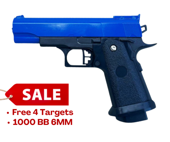 Galaxy G10 Spring Metal Pistol (G10 - Blue)