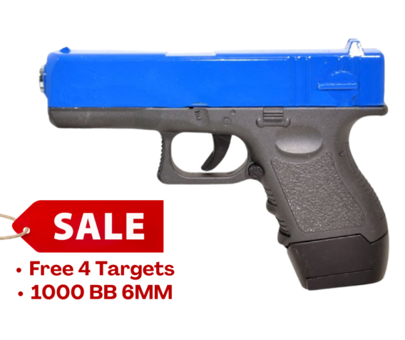 Galaxy G16 17 Series Full Metal Spring Pistol (G16 - Blue)