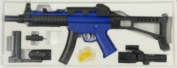 Cyma Swat Series Spring Rifle (With Sight/Grip/Torch - HY0157 - Blue) - Image 4