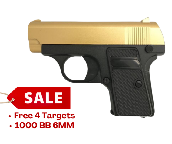 Galaxy G1 Spring Metal Pistol (G1 - Gold)