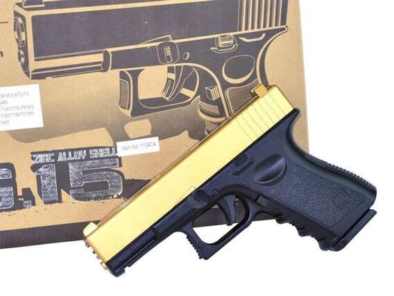 Galaxy G15 Full Metal Spring Pistol (G15-GOLD) - Image 3