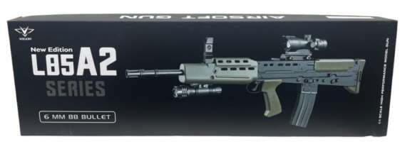 Vigor L85A2 Spring Rifle with Torch and Red Dot Sight (Blue - L85A2) - Image 3